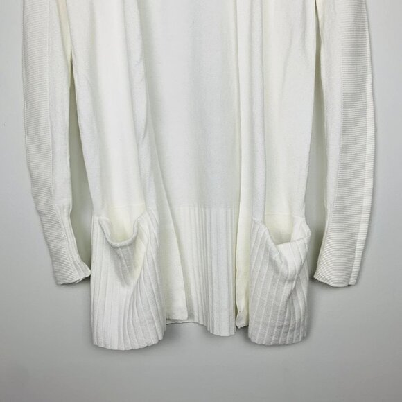 #10 Devotion by Cyrus | NWT Long Sleeve Ribbed Cozy Pocket Cardigan Zinc Oxide - Picture 5 of 8